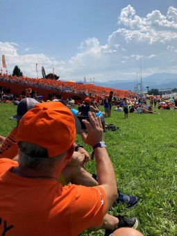 Die KTM Tribüne auf dem Red Bull Ring